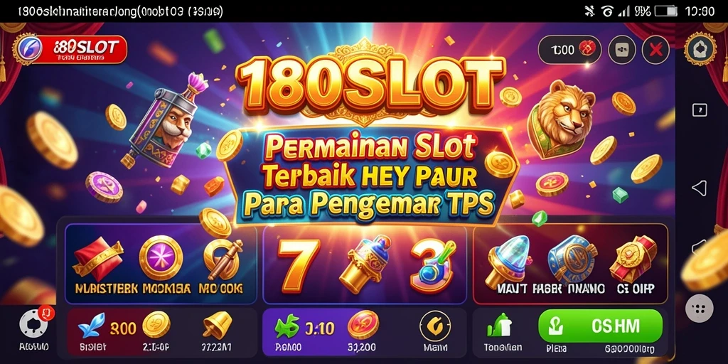 Screenshot gameplay 180SLOT dengan tampilan slot yang menarik.
