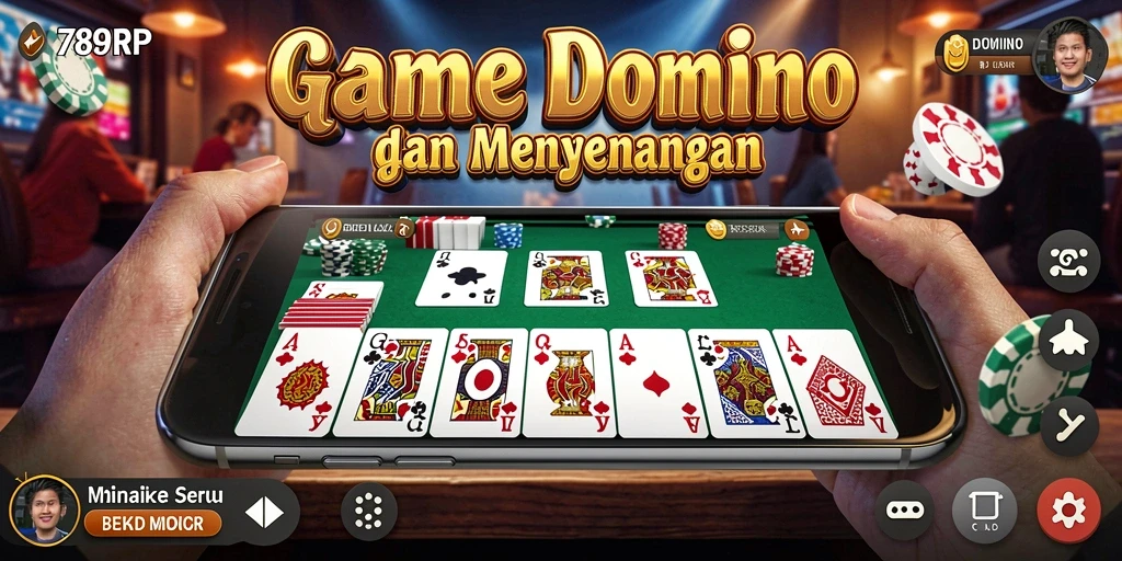 Tampilan permainan Domino yang seru dan interaktif di 789RP.