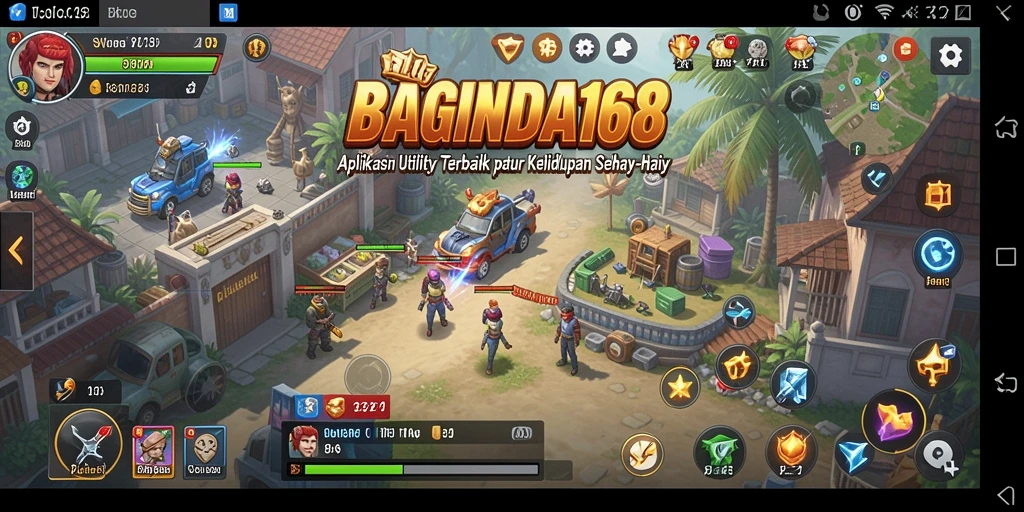 Tampilan utama BAGINDA168 dengan berbagai fitur Utility yang bermanfaat.