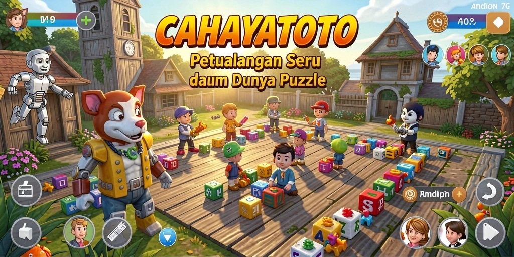 Screenshot gameplay CAHAYATOTO menampilkan tantangan seru dalam puzzle.