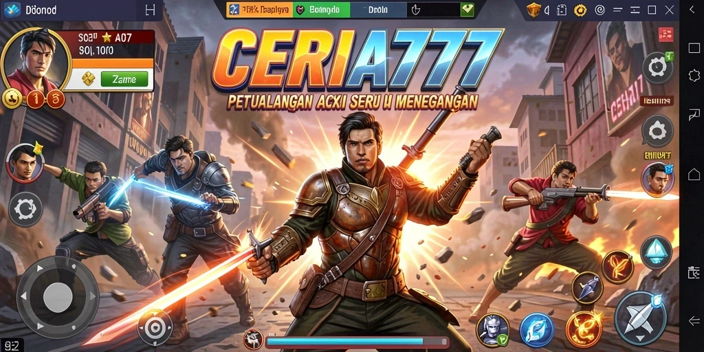 Tampilan gameplay seru CERIA777 dengan aksi menegangkan.