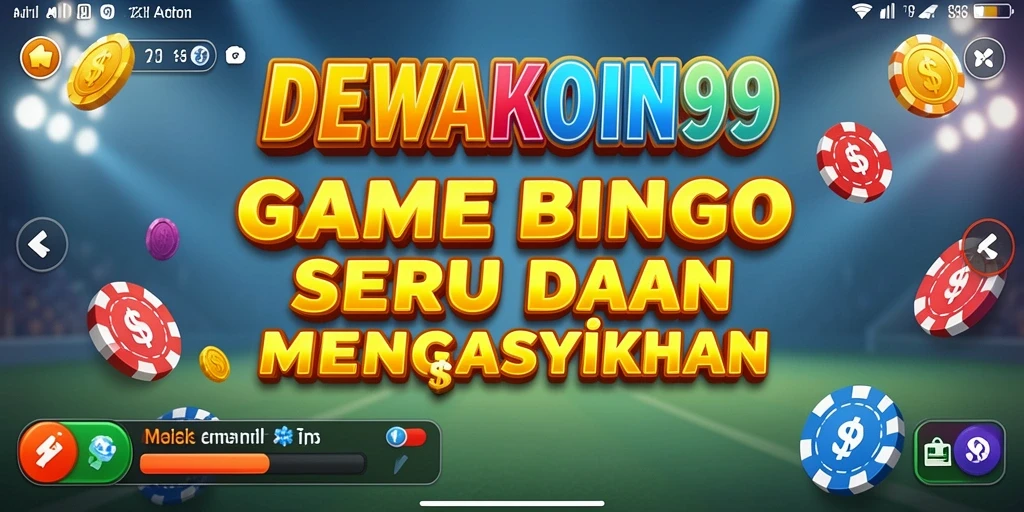 Tampilan gameplay DEWAKOIN99 saat bermain Bingo dengan teman-teman.