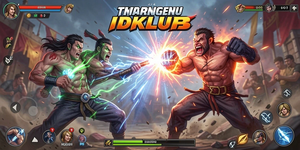 Screenshot dari gameplay menegangkan di IDKLUB dengan aksi tanpa henti.