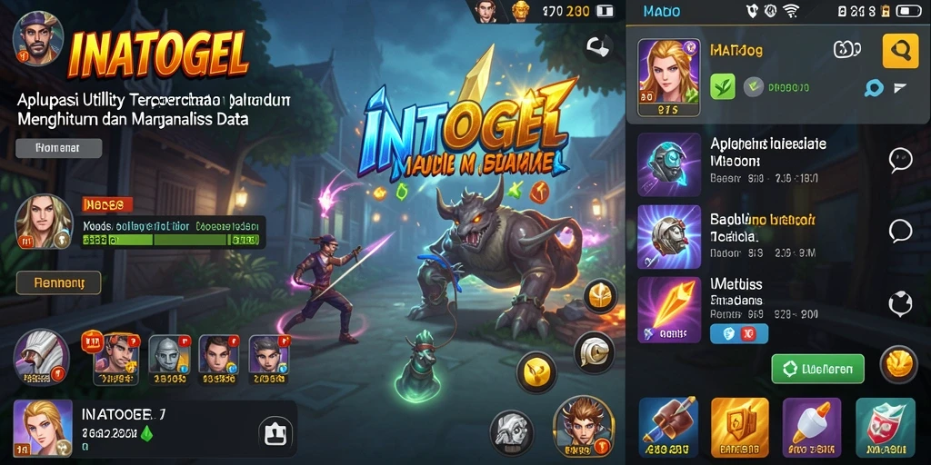 Tampilan aplikasi INATOGEL yang modern dan mudah digunakan.