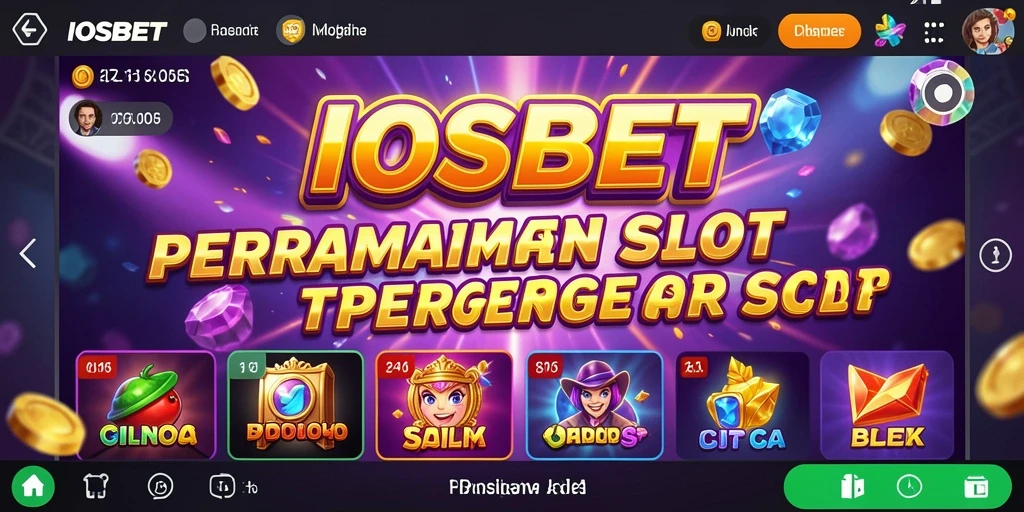 Tampilan menarik gameplay Slot di IOSBET yang seru.