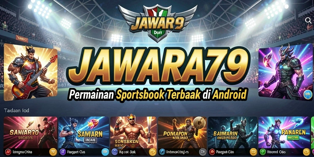 Tampilan antarmuka JAWARA79 saat melakukan taruhan olahraga.