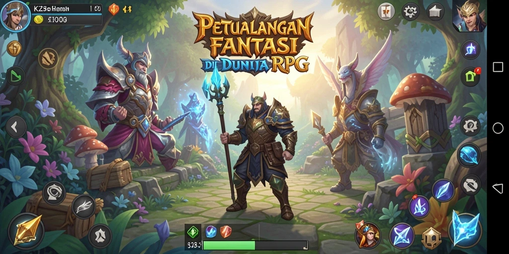 Screenshot K234 menampilkan aksi pertarungan yang mengesankan di dunia RPG.