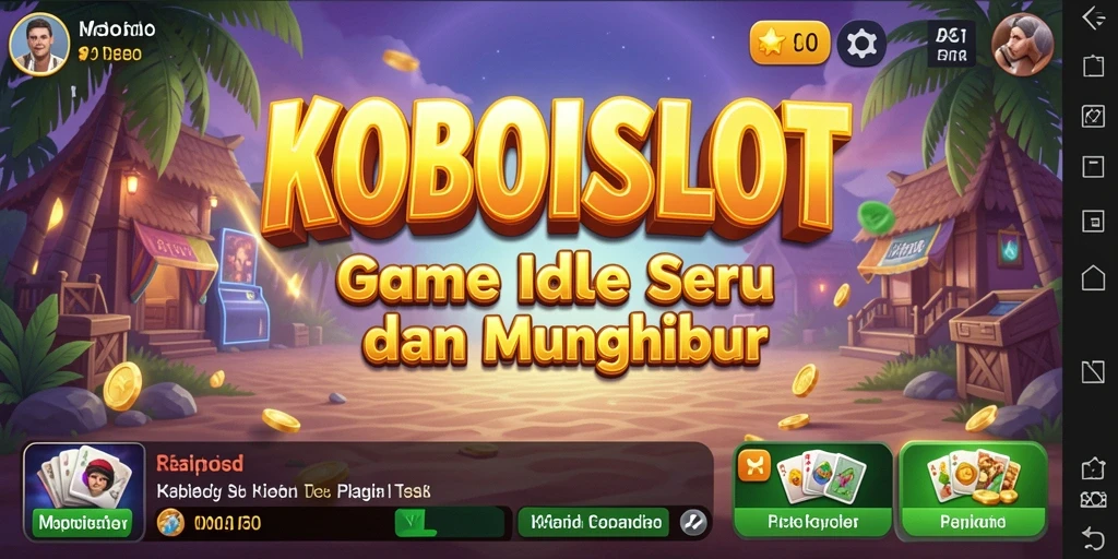 Tampilan screenshot KOBOISLOT dengan gameplay Idle yang menarik.