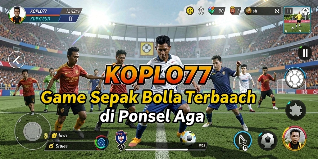 Tampilan gameplay seru dalam KOPLO77 yang menunjukkan aksi di lapangan.