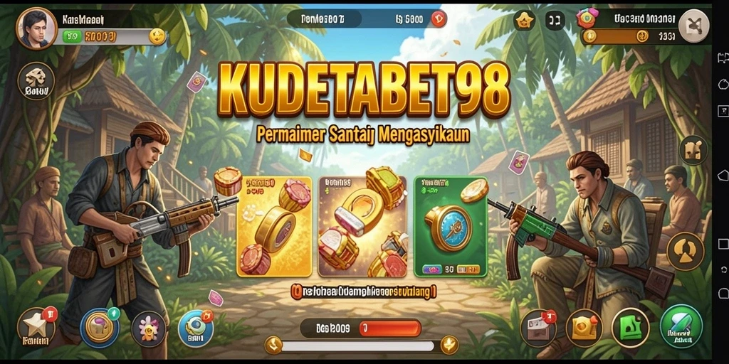 Tangkapan layar menunjukkan gameplay mengasyikkan dari KUDETABET98.