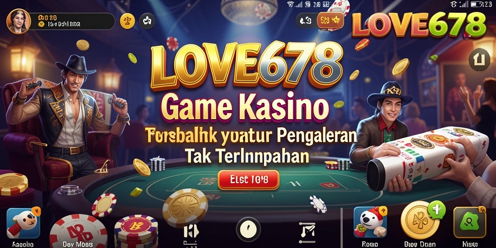 Tampilan gameplay Kasino yang seru dan mendebarkan di LOVE678.