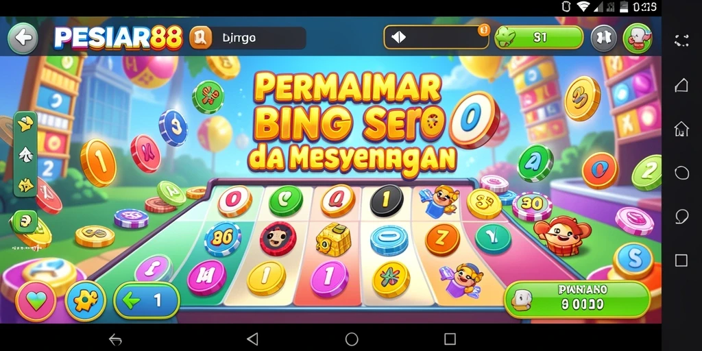 Tampilan menarik dari screenshot PESIAR88 saat bermain Bingo