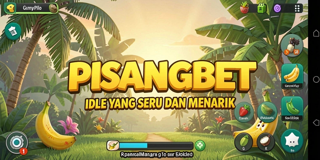Tampilan gameplay PISANGBET dengan karakter dan item yang menarik.