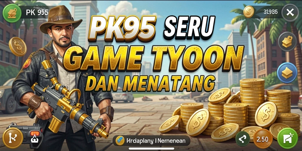 Tampilan gameplay PK95 yang menarik dan kompetitif.