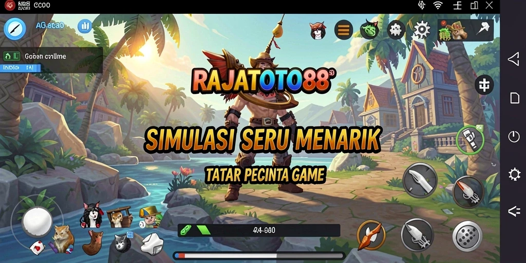 Tampilan gameplay mendalam dari RAJATOTO88 yang seru dan interaktif.
