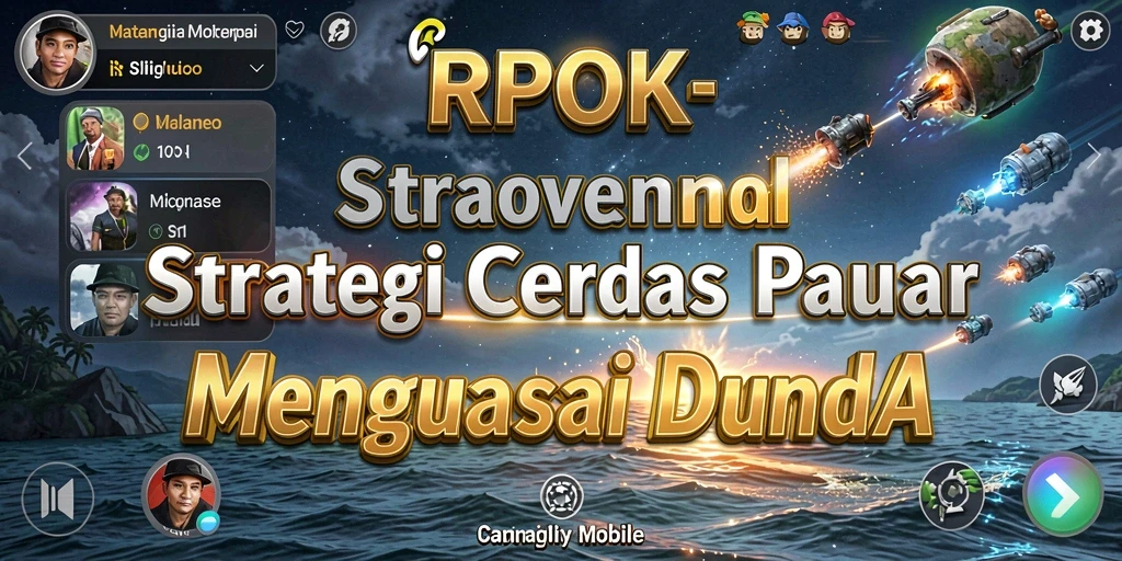 Screenshot utama RPOK menampilkan pertempuran strategis yang mendebarkan.