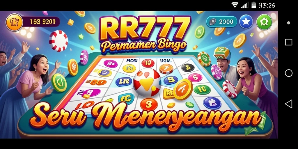 Tampilan screenshot gameplay Bingo RR777 yang seru dan menyenangkan.