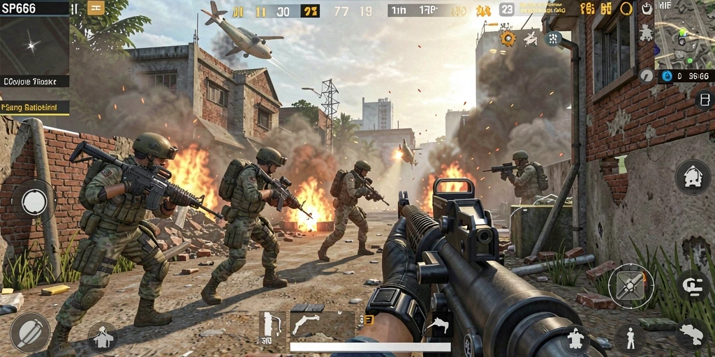 Tampilan gameplay SP666 yang penuh aksi dan strategi.