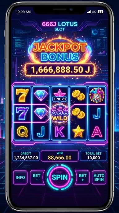 Screenshot antarmuka aplikasi 666j yang ramah pengguna.